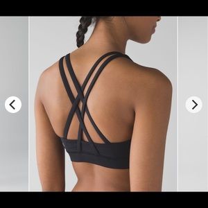 Lululemon Energy Bra - Black, Size 2